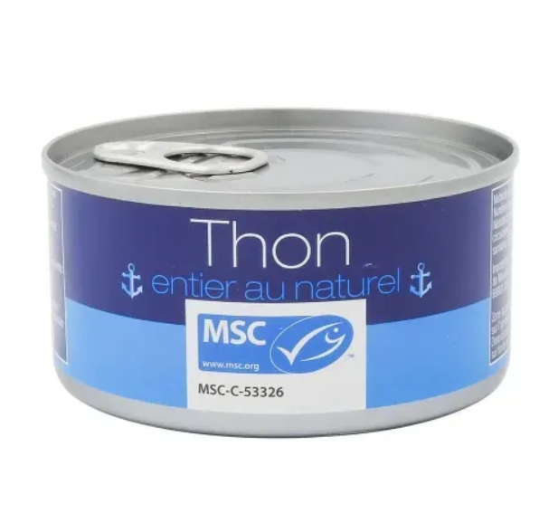 Thon listao entier MSC conserve 130g