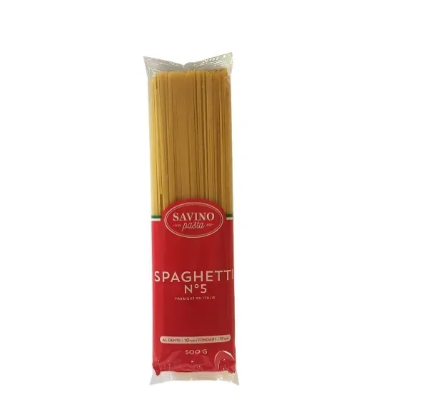 Pâtes Spaghetti n°5 paquet 500g Savino Pasta