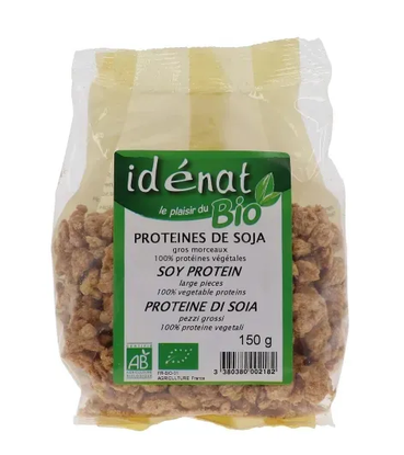 Protéines de soja gros morceaux BIO paquet 150g
